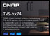 QNAP TVS-hx74  серия ZFS NAS с многопоточными процессорами Intel